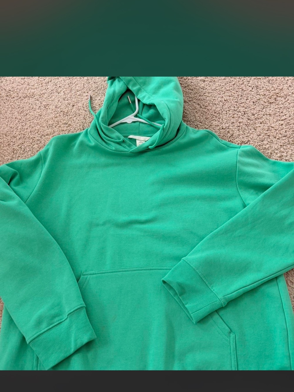 H&M Green Women's Hoodie Sweatshirt